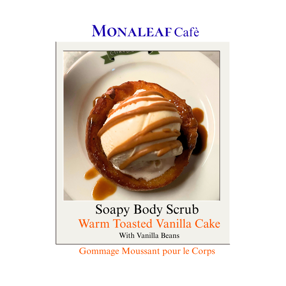 Warm Toasted Vanilla Cake Soapy Body Scrub